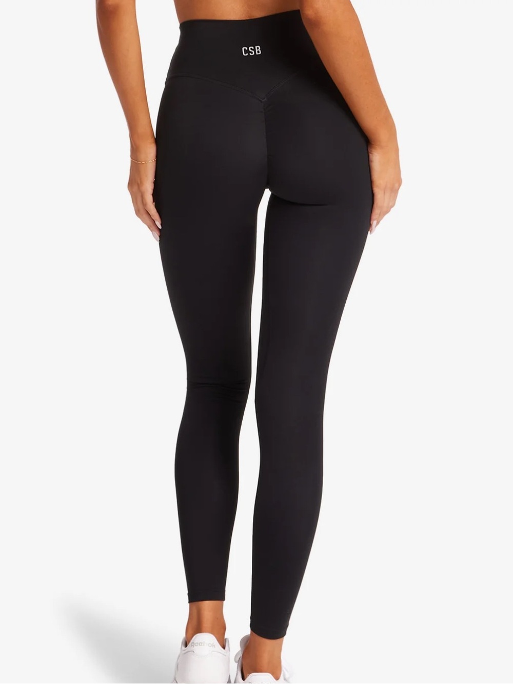 NWT CSB CROP SHOP BOUTIQUE Freedom Scrunch Legging - Black - Size medium
